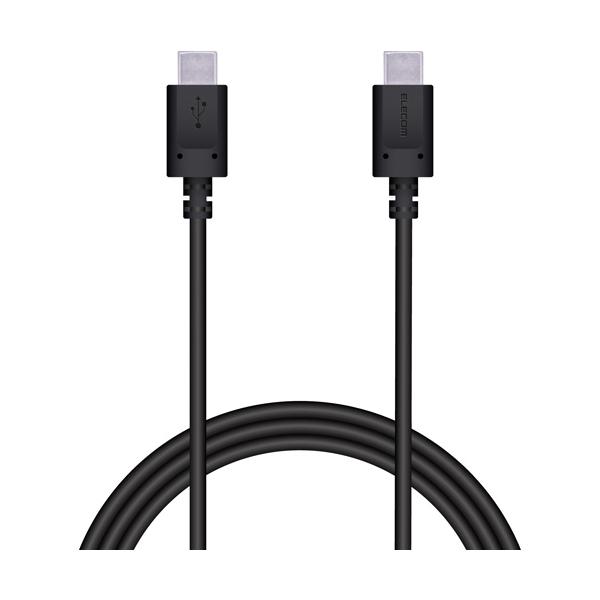 �G���R�� ELECOM USB2.0�P�[�u�� Type-C ���}���[�d 1.5m �u���b�N MPA-CC15PNBK