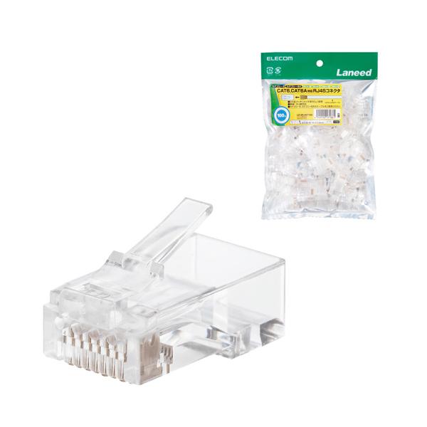 GR ELECOM pLANP[u RJ45RlN^ CAT6/CAT6A PEΉ 100 LD-6RJ45T100