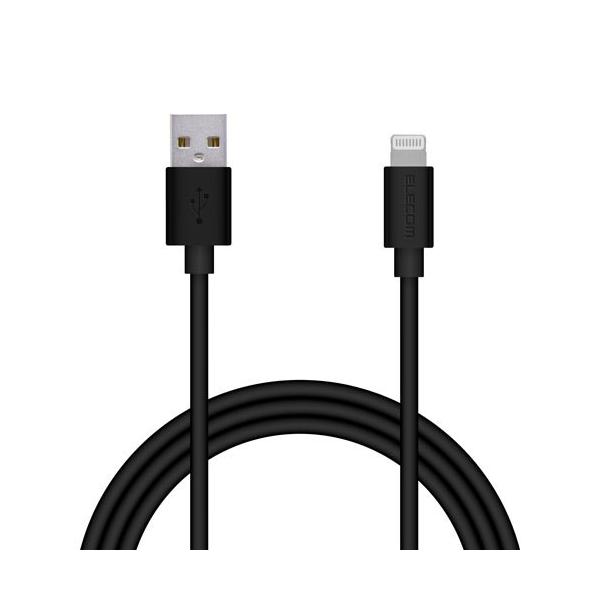|Xg GR ELECOM iPhoneP[u 1m iPad iPod f[^ʐM [d USB-A Lightning ubN RoHSwߏi10j MPA-UAL10BK