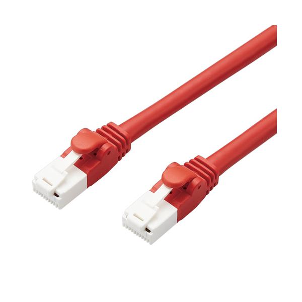 �|�X�g���� �G���R�� ELECOM LAN�P�[�u�� CAT6A�Ή� 1m ������ ���b�h EU RoHS�w�ߏ��� �ܐ܂�h�~ LD-GPAT/RD1/RS