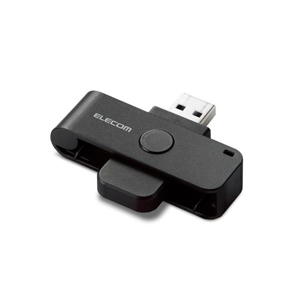 GR ELECOM ICJ[h[_[ ڐG }Cio[J[h m\ e-Tax eLTAX Ή P[u15cm ubN USB IlF Windows macOS MR-ICD102BK