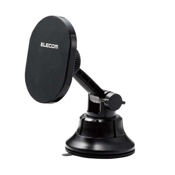 GR ELECOM MagSafeΉ X}zz_[ ԍڃANZT[ }OlbgE QzՃ^Cv iPhone ubN P-CARS14BK