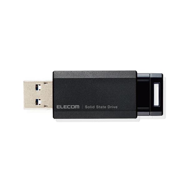 GR ELECOM SSD Ot |[^u 500GB ^ mbN USB3.2iGen1jΉ ubN PS4/PS4Pro/PS5 ESD-EPK0500GBK
