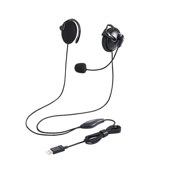 �G���R�� ELECOM �w�b�h�Z�b�g ���|�� �L�� ���� USB �y�� �� HS-EH02UBK