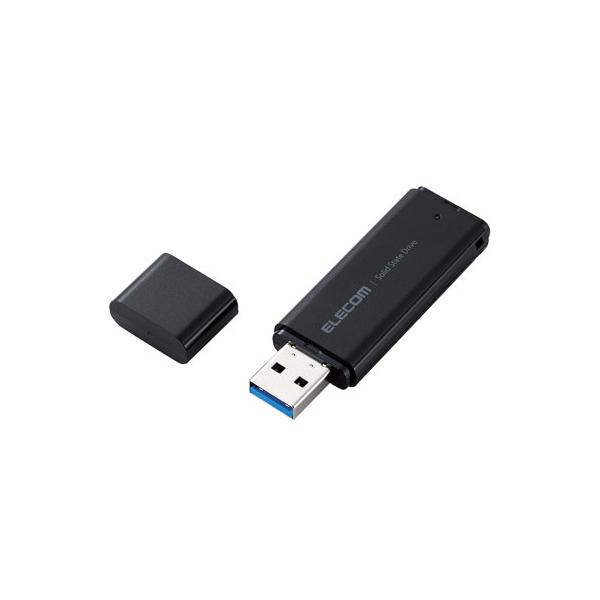 エレコム ELECOM 外付けポータブルSSD 250GB ブラック ESD-EMC0250GBK