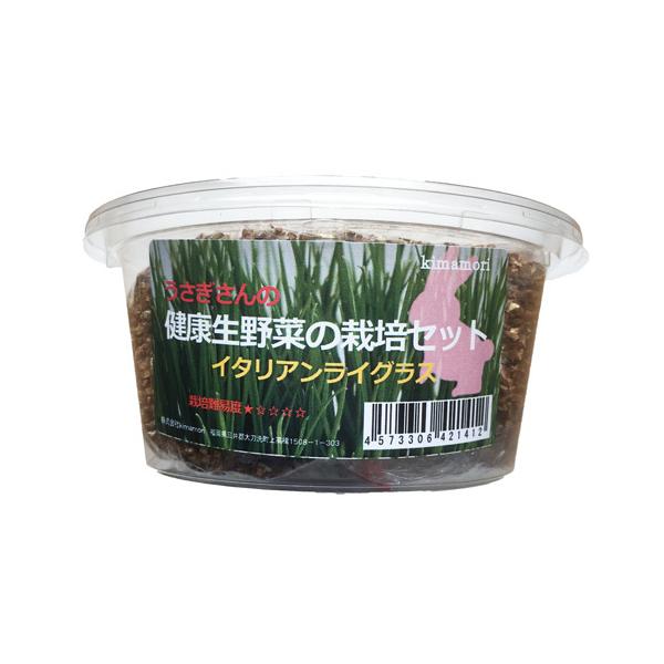 Kimamori うさぎさんの健康生野菜の栽培セット イタリアンライグラス Webby Shop 通販 Yahoo ショッピング