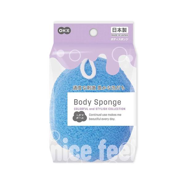 ●泡立ちのよいスポンジをヘチマ感覚のナイロン不織布で包みました。●かたすぎずやわらかすぎない、ちょうどいいボディスポンジです。●もちやすく洗いやすいサイズです。●ひも付きで吊るして収納できるので衛生的です。【仕様】サイズ：縦130×横100...