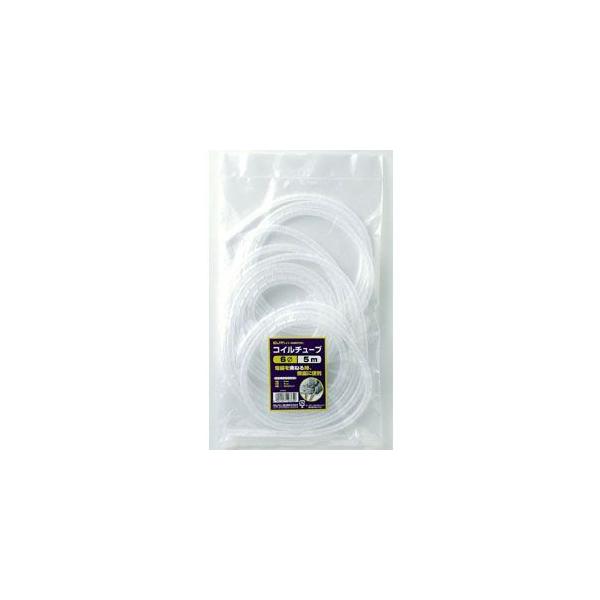 他サイト： ELPA コイルチューブ6 5M ホワイト CT-0605P（W）の商品画像