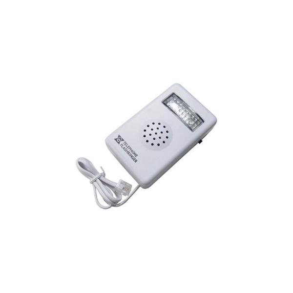 大音量と光で知らせる。6極2芯対応、電池・工事不要の電話着信フラッシュリンガーです。エルパ / えるぱ / ELPA / 朝日電器 / あさひでんき /