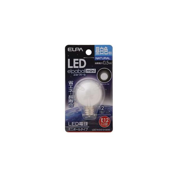 ELPA LED�d�� G30�^ E12 LDG1N-G-E12-G230