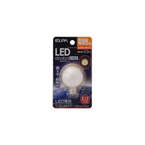ELPA LED�d�� G30�^ E12 LDG1L-G-E12-G231