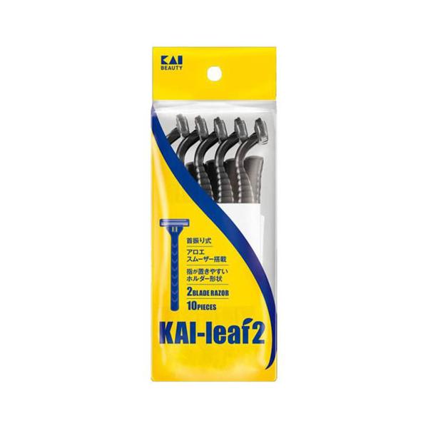 貝印カミソリ KAI leaf2 10本入