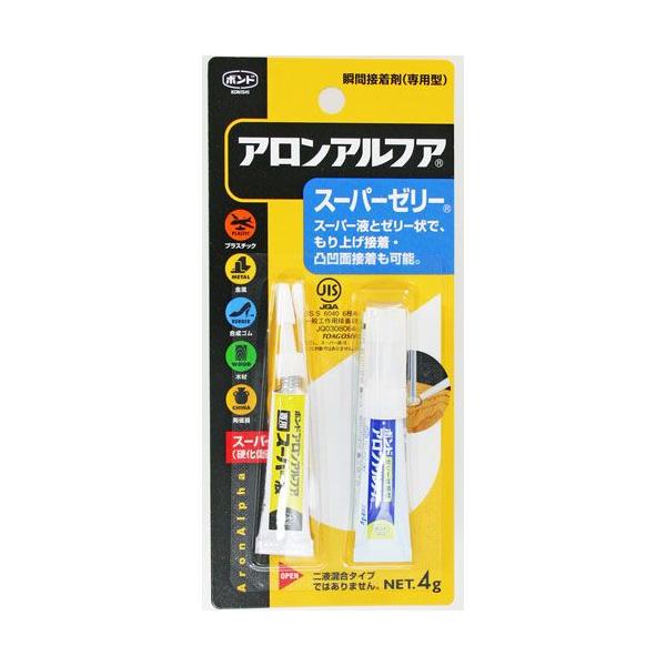 コニシ ボンド アロンアルフア スーパーゼリー 4g #30533 : webby shop