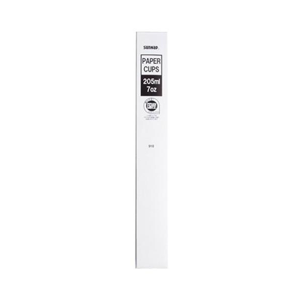 �T���i�b�v �z���C�g�J�b�v 205ml 100�� C20100A-K ���i�摜