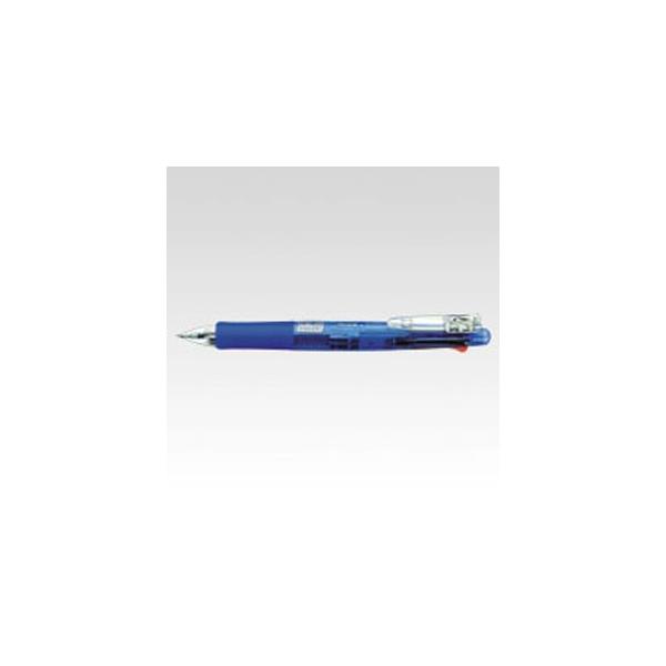 ゼブラ ボールペン+シャープペン クリップオンマルチ 4色 青 B4SA1-BL