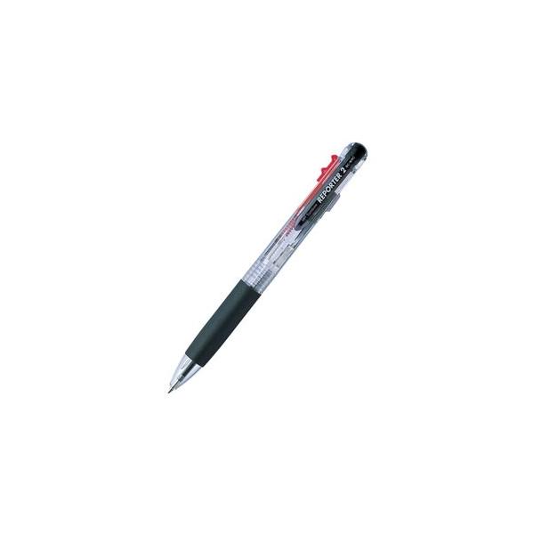 トンボ鉛筆 リポーター2 [黒/赤] 0.7mm 透明 BC-WRC20 (ボールペン