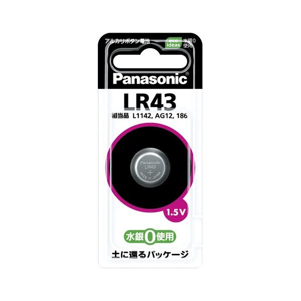 �p�i�\�j�b�N PANASONIC �A���J���{�^���d�r LR43P