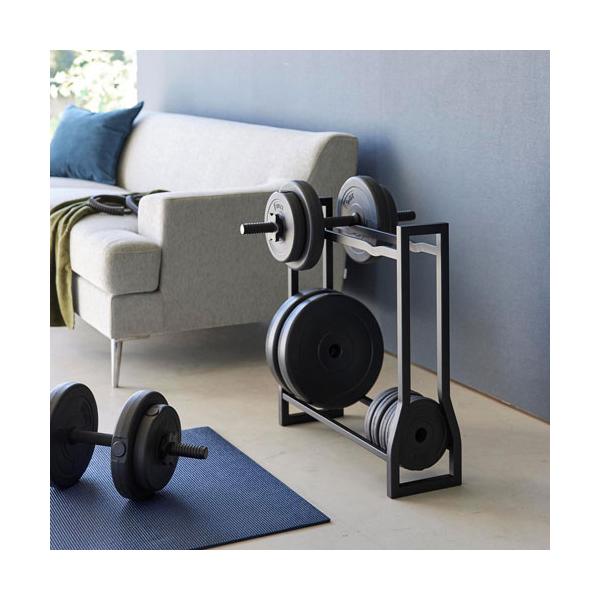 他サイト： 山崎実業 ダンベルラック タワー tower ブラック 1964の商品画像