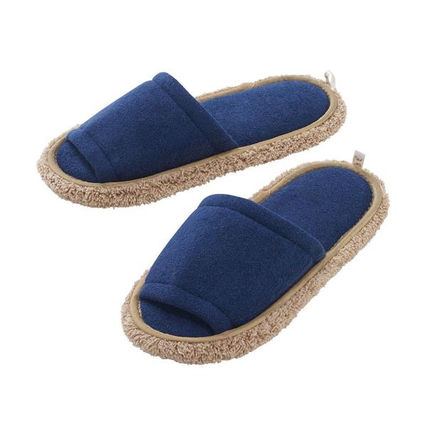 他サイト： 激落ち おそうじスリッパ Lサイズ ネイビーの商品画像