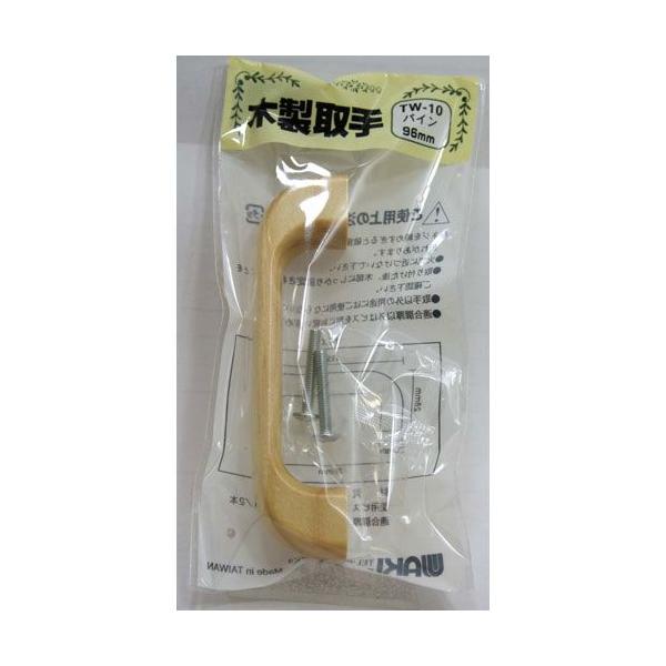 木製家具に多いパイン材を取っ手にしました。扉や引出しの取っ手の取替えや交換・追加に。裏面からのビス止めタイプ。サイズ：横幅（mm）最大115　　ビスピッチ：（mm）96　　　高さ：（mm）28１個入り材質：パイン（天然木）　　仕上：クリアラ...