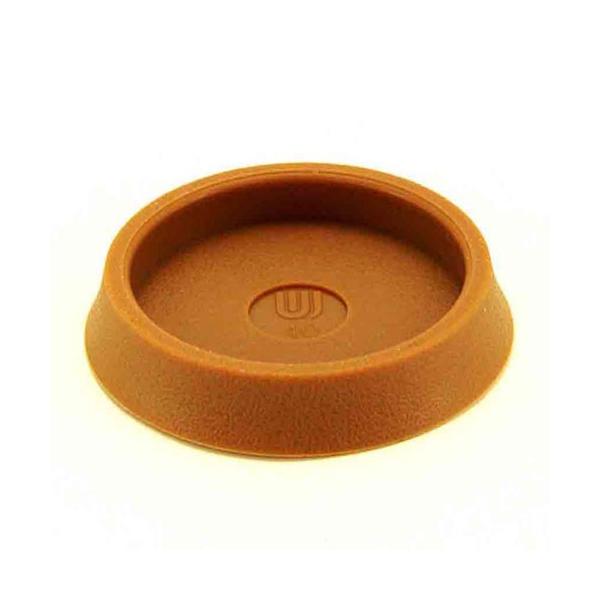 耐摩耗性に優れ、変形・色移りしにくいエラストマー樹脂製です。ピアノ、テーブル、ベッド等の脚用。キャスター止め、スベリ止めに色：薄茶材質：エラストマー樹脂対象脚サイズ(mm)：40WAKI / わきさんぎょう / ワキ