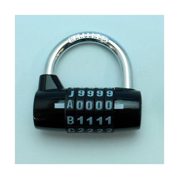 和気産業 WAKI ワイド番号錠5段 ブラック IB-111 : webby shop
