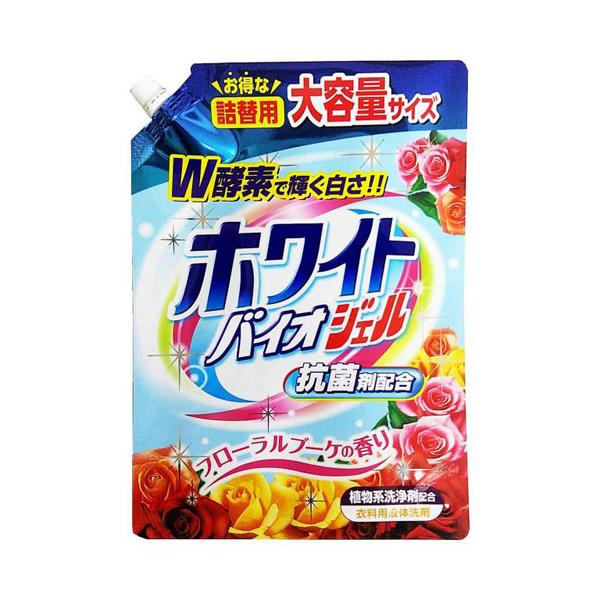 日本合成洗剤 ホワイトバイオジェル 詰替 1800G : webby shop - 通販