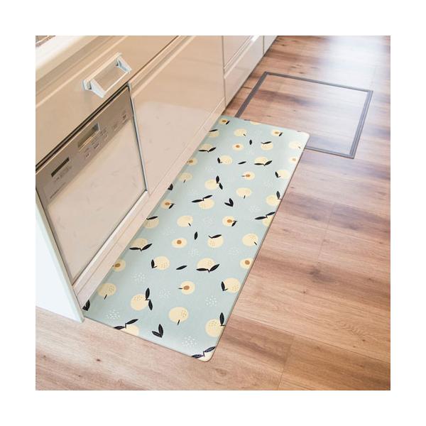 ●汚れた時はサッと拭くだけ簡単お手入れ♪●北欧・韓国風デザインで足元を華やかに。●油がはねても燃えにくいので安心！■素材塩化ビニル樹脂■サイズ45X120cmおかとー / OKATO
