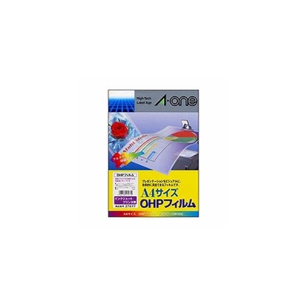 エーワン OHPフィルム インクジェットプリンタ用 A4判 ノーカット 10枚