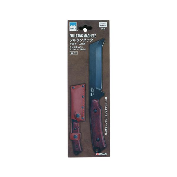 他サイト： KANUCHI OUTDOOR フルタングナタ 牛革ケース付きの商品画像