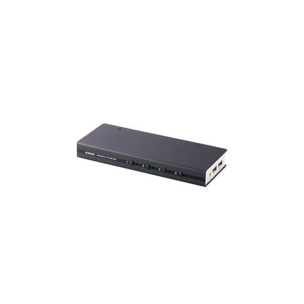 エレコム ELECOM DVI対応パソコン切替器 KVM-DVHDU4