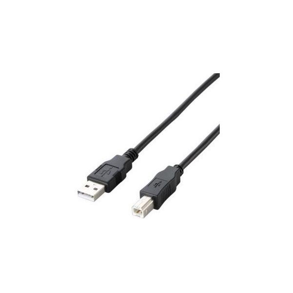 �|�X�g���� �G���R�� ELECOM [5.0m]EU RoHS�w�ߏ����G�RUSB2.0�P�[�u���iA-B�^�C�v�j U2C-JB50BK