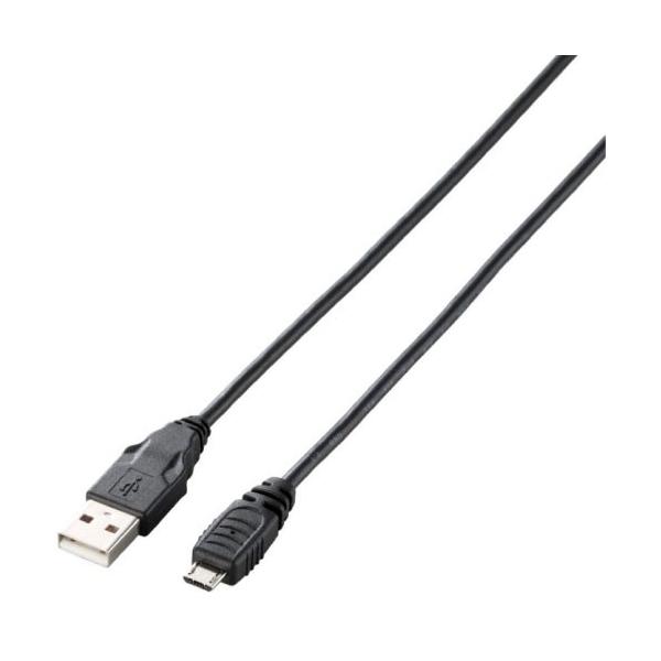 |Xg GR ELECOM USB2.0P[u A-microB^Cv m[} 2m ubN U2C-AMB20BK