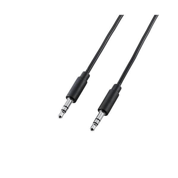 �G���R�� ELECOM AV�P�[�u�� ���W�J�Z�p 3.5�ӃI�[�f�B�I�P�[�u�� �u���b�N 1.0m DH-MMRN10