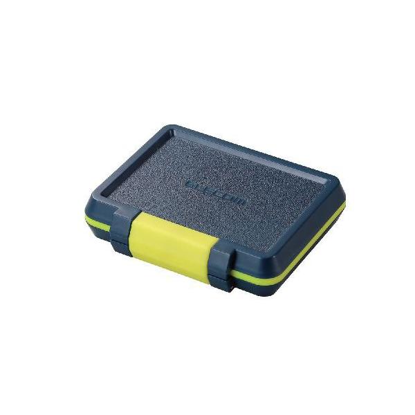 GR ELECOM SD/microSDJ[hP[X ϏՌ lCr[ CMC-SDCHD01NV