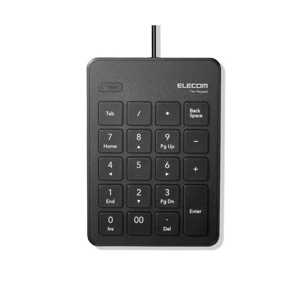 �G���R�� ELECOM �L���e���L�[�p�b�h �p���^�O���t ���^ �u���b�N TK-TCP018BK