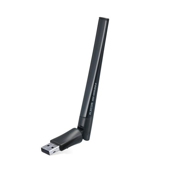 GR Wi-Fi[^[ LAN q@ 433+150Mbps 11ac/n/a/g/b USB2.0 EU RoHSwߏi10j ubN WDC-433DU2H2-B