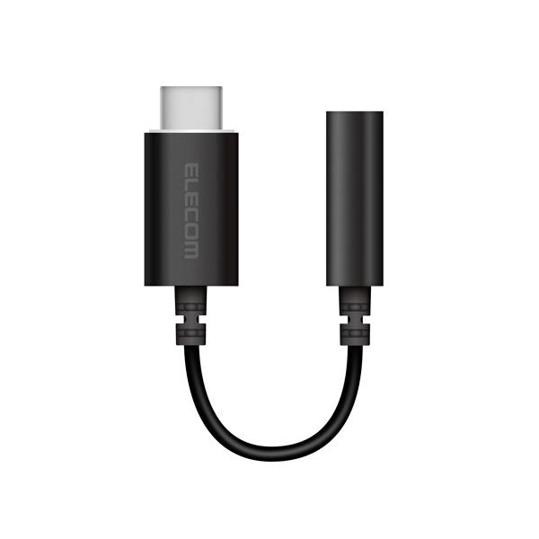 |Xg GR ELECOM Type-C-4Ƀ3.5mmXeI~jvOϊP[u ubN EHP-C35DS01BK