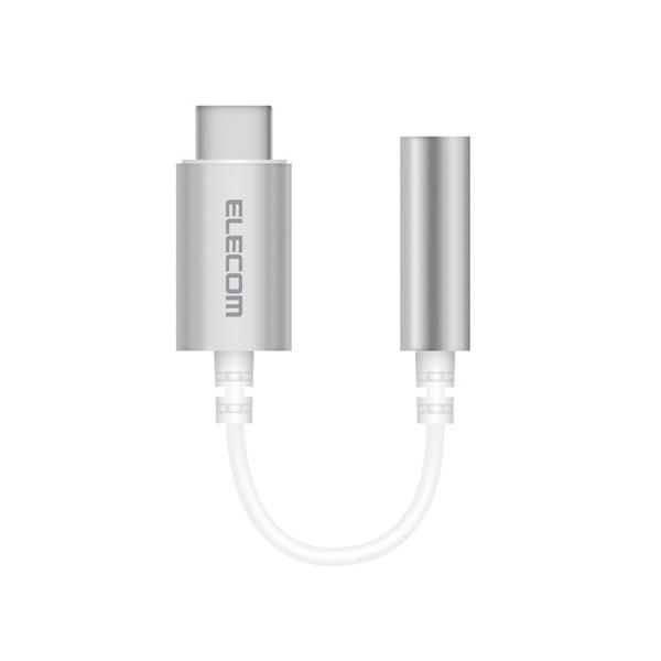 |Xg GR ELECOM Type-C-4Ƀ3.5mmXeI~jvOϊP[u Vo[ EHP-C35DS01SV