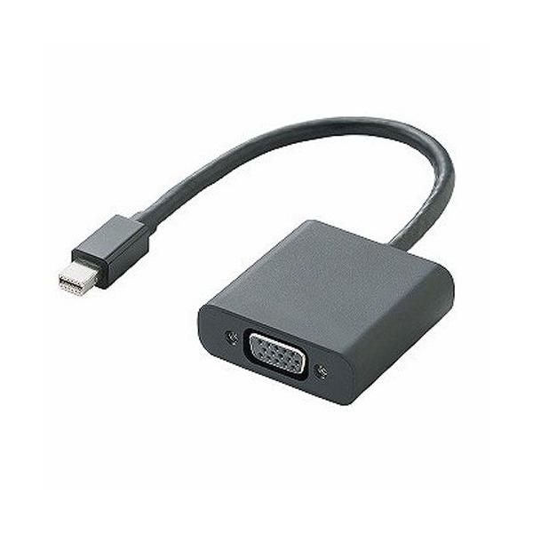 GR ELECOM Mini DisplayPort-VGAϊA_v^ ubN AD-MDPVGABK
