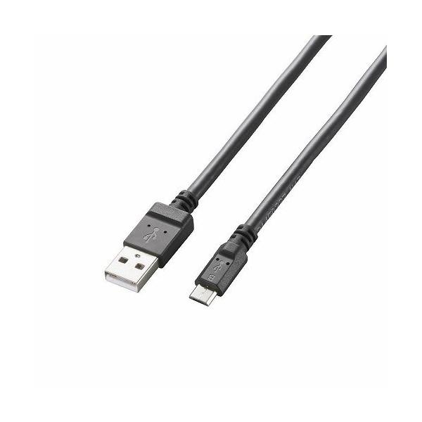 GR ELECOM 2AΉmicroUSBP[u MPA-AMB2U08BK