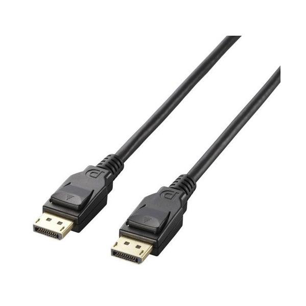 �G���R�� ELECOM DisplayPort TM �P�[�u�� �u���b�N CAC-DP1210BK