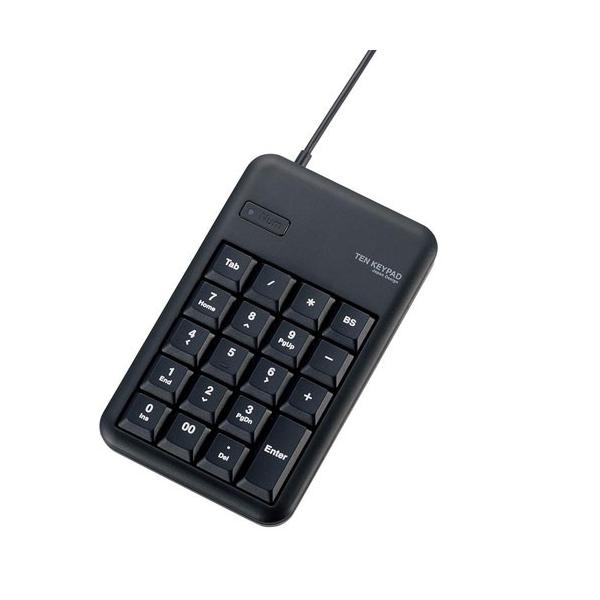 �G���R�� ELECOM �R���p�N�gUSB�e���L�[�p�b�h �u���b�N TK-TCM013BK