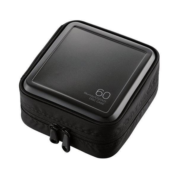 �G���R�� ELECOM Blu-ray�ECD�EDVD�Ή��t�@�X�i�[�P�[�X 60�� �u���b�N CCD-HB60BK