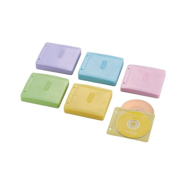 �G���R�� ELECOM Blu-ray�ECD�EDVD�Ή��s�D�z�P�[�X 2�� �A�\�[�g�J���[ CCD-NBWB240ASO