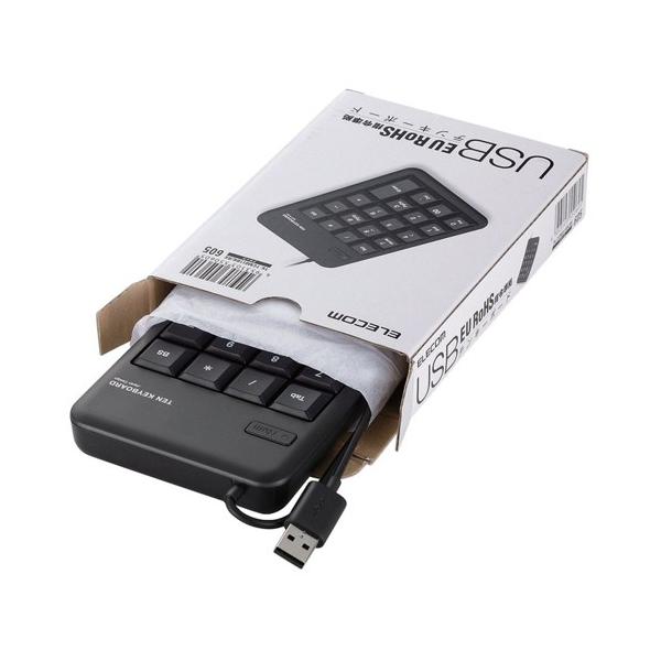 GR ELECOM EU RoHSwߏ USBeL[{[h TK-TCM011BK/RS