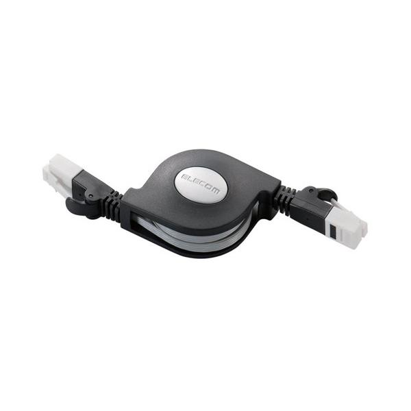 GR ELECOM 1.5m c܂h~LANP[uiCat6j LD-MCTGT/BK