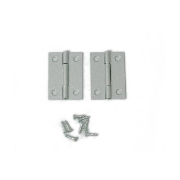 家具・建具の組立・補修等に最適な蝶番です。家具・タンスの蝶番(丁番)シリーズ家具・建具の開き扉用丁番。開き戸の開閉軸に用いる金物です。■サイズ：38mm■カラー：仕上：シルバー■入数：2■本体：鉄hilogik / はいろじっく