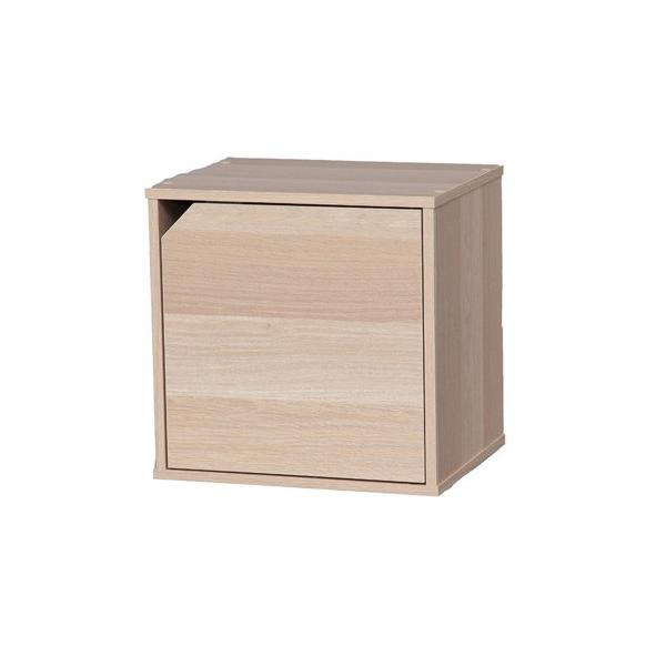 他サイト： アイリスオーヤマ カラーキュビック ドア付 ナチュラル CQB-35Dの商品画像