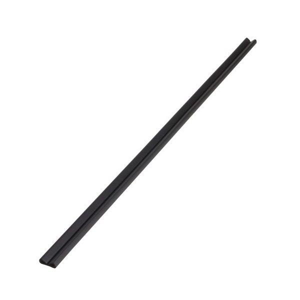 【商品説明】台車用やわらかバンパークッションです。中空構造で衝撃吸収力に優れています。ハサミで簡単にカット出来ます。湾曲部にも柔軟に対応します。専用両面テープ貼り付け済みです。【用途】台車のクッションにお使いください。色：ブラック幅(mm)...